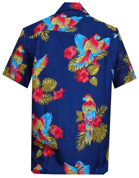 Mens Hawaiian Shirt Beach Wear Aloha Party Casual Camp Button Down Short Sleeve EBay