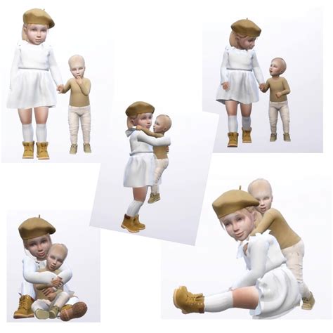 Sibling Pose Pack Sims 4 Children Sims 4 Toddler Sims 4 Images