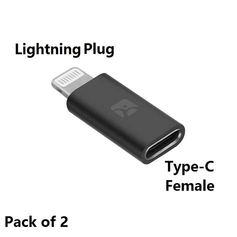 Usb Type C Female To Lightning Male Adapter Type C Cable With Adapter
