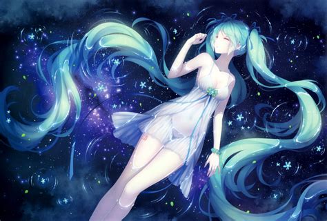 Vocaloid Hatsune Miku Sexy Anime Hintergrund Und Hintergrund