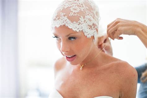 Courageous Bride Proves Bald Is Beautiful Bald Women Balding Bald Cap
