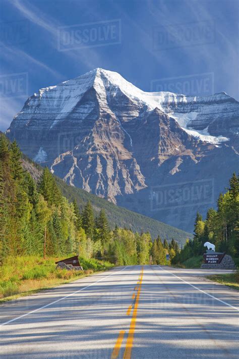 Canada British Columbia Mount Robson Provincial Park Landscape Of