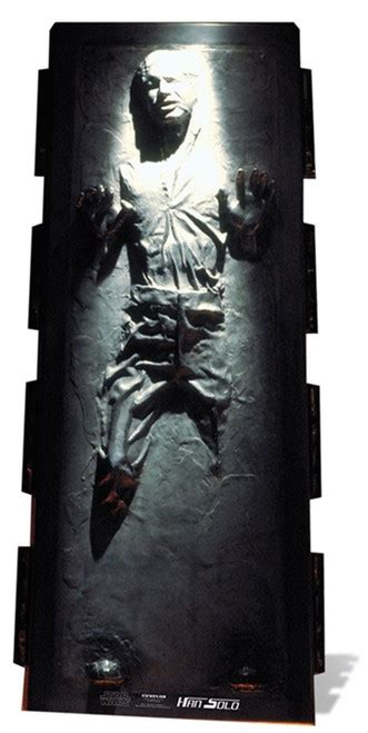 Han Solo In Carbonite Star Wars Lifesize Cardboard Cutout Standee