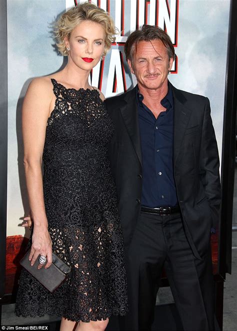 sean penn proposes to charlize theron in paris daily mail online