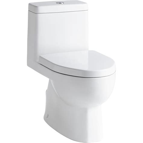 Kohler Reach One Piece Compact Elongated Dual Flush Toilet With Top
