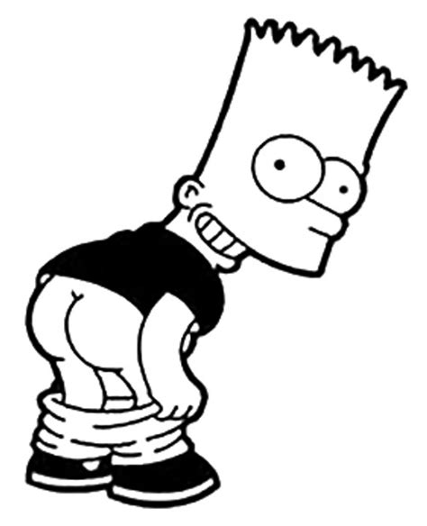 Bart Simpson Ver2 Vinyl Decal