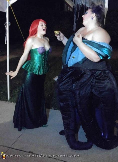 Fabulous Homemade Ursula Costume With Sexy 6 Foot Tentacles