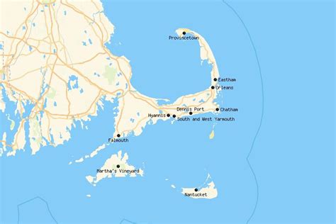 Where To Stay In Cape Cod Best Places And Hotels Map Touropia