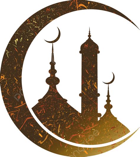 Ramadán Mubarak Mezquita Signo De La Luna Png Islam Islámico