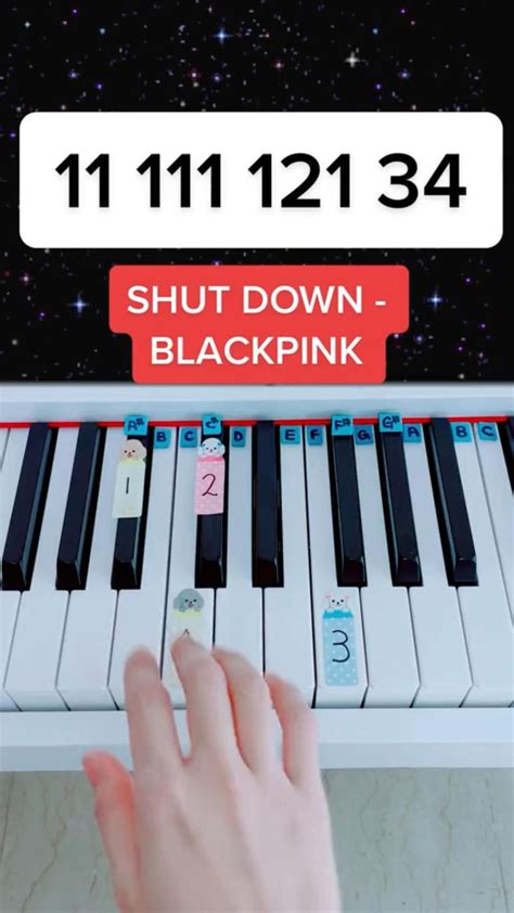 Shut Down Blackpink Piano Tutorial