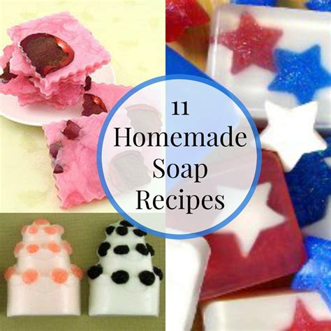 Every body loves handmade soaps specially kids. 11 Homemade Soap Recipes | FaveCrafts.com