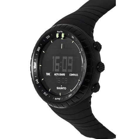suunto core all black military outdoor sports unisex watch ss014279010