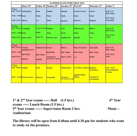 Time zone converter (time difference calculator). Summer Exam Timetable 2018 - Loreto High School Beaufort