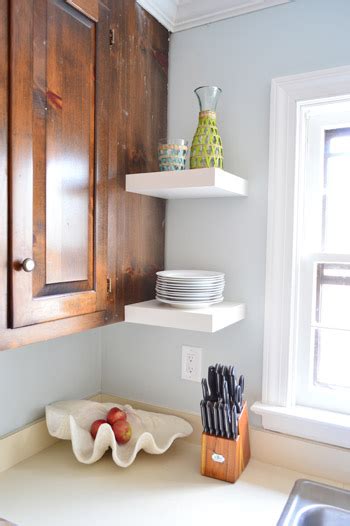 But my favorite may be the groland. Hanging Ikea Floating Shelves In Our Kitchen | Young House ...