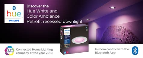 Philips Hue White And Color Ambiance 4 Pack Smart Retrofit Recessed