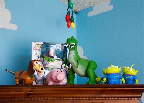 For our son's room, we wanted something more than just a i am working on figuring out sketchup to write plans for this, but i came up with this idea for storing stuffed animals that were taking over my daughter's bedroom. Toy Story-Themed Kids' Room Design And Décor Options