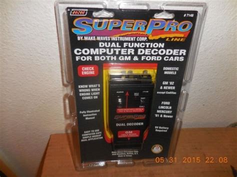 Escaner Ford Y Gm Para Obd1 Sacafallas Super Pro 7148 Obd 1469