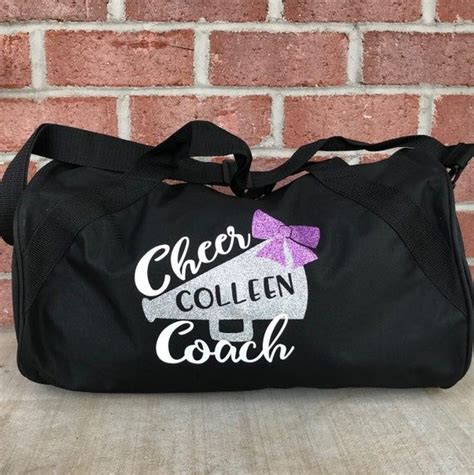 Personalized Cheer Bag Cheer Duffle Bag Personalized Cheer Etsy