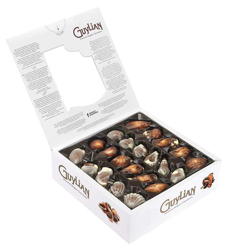 GuyLian Original Praline Seashells Chocolates In Double Layered Gift