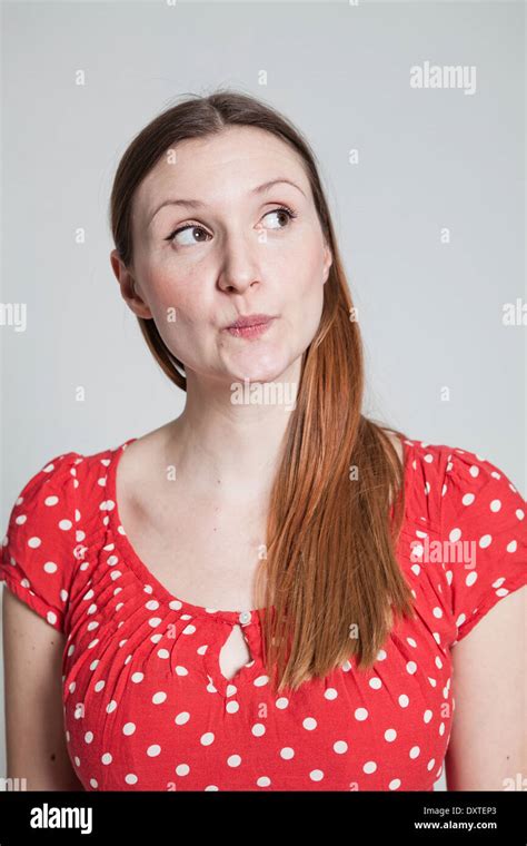 Woman Pursed Lips Hi Res Stock Photography And Images Alamy