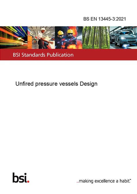 Bs En 13445 32021 Unfired Pressure Vessels Design