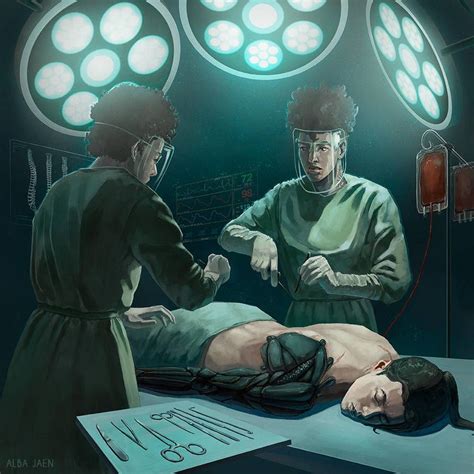 Surgery By Albajaen Sci Fi Concept Art Fantasy Heroes Futuristic Art