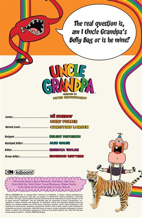 Sneak Peek Uncle Grandpa 4 — Major Spoilers — Comic Book Reviews