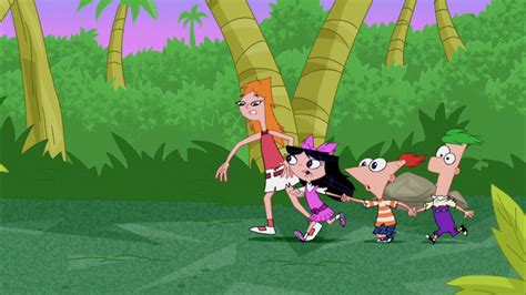Image Isabella Phineas And Ferb Run Pass Candace Phineas And