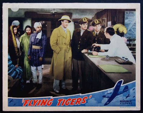 Flying Tigers John Wayne John Carroll 1942 Lobby Card Ebay