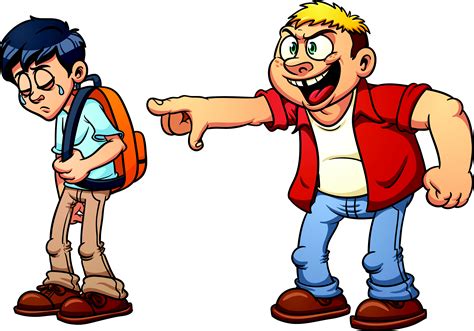 Please select category from the list below. kid being bullied cartoon - Clip Art Library