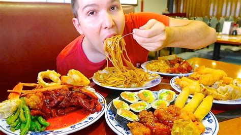 Because of covid and their small seating size, their only doing take out, but totally worth it. Massive Chinese Buffet • All You Can Eat • MUKBANG | Doovi