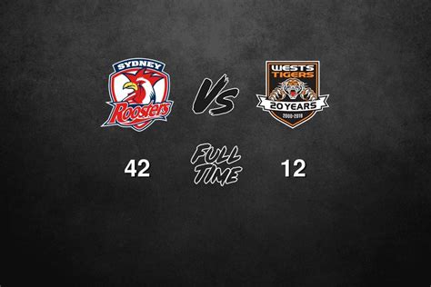 Tigers vs roosters (link 001). FULL TIME: Roosters vs Wests Tigers - Round 8, 2019 | Zero ...