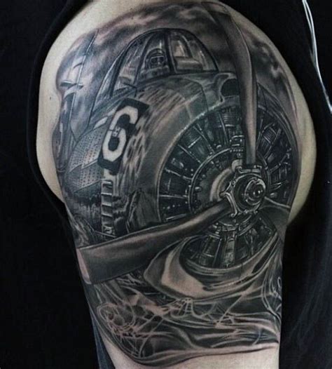 50 Amazing Airplane Tattoos For Men 2024 Inspiration Guide Airplane