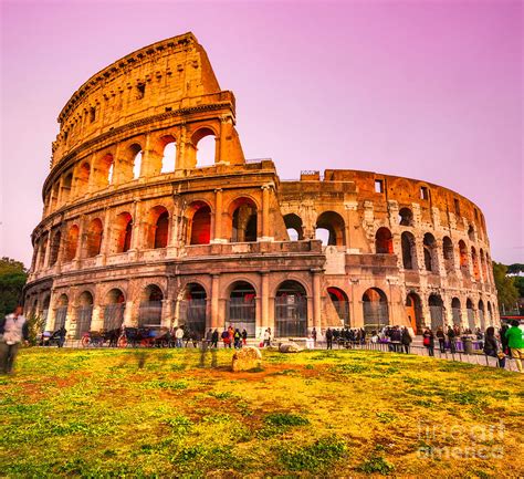 The Majestic Coliseum Rome Italy Photograph By Luciano Mortula