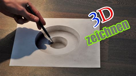 3d Zeichnen Illusion Malen Zeitraffer 3d Drawings Drawings Illusions
