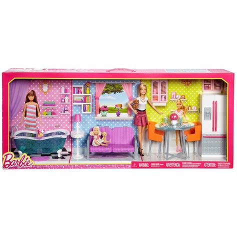 37 accesorios para barbie que desearás haber tenido en tu niñez #barbie ¡cómo quisiera regresar el tiempo! Barbie Doll and Deluxe Furniture Playset -comes with ...