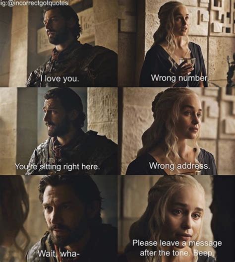 these game of thrones photos paired with incorrect quotes are fucking hilarious