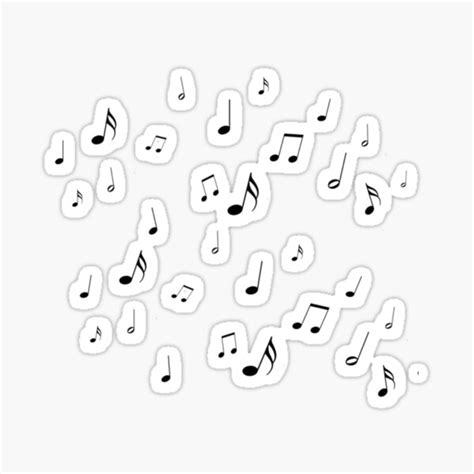Most relevant best selling latest uploads. Music Notes Stickers | Redbubble