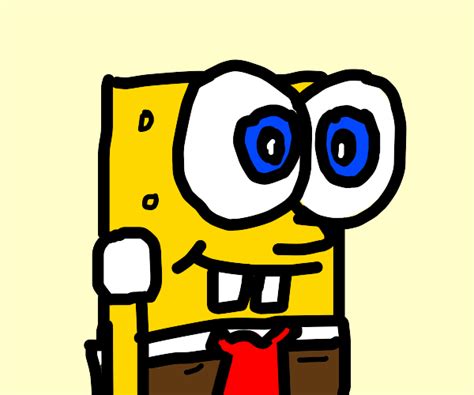 Big Eyed Spongebob By Dariusman143 Fanart Central