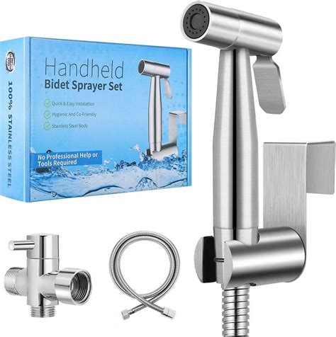 Complete Bidet Set For Toilet Bidet Hand Sprayer For Beday Toilets ViaGasaFamido Wall Mounted