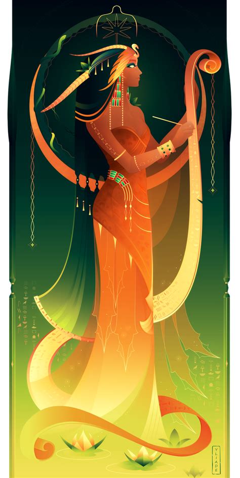 Seshat ~ Egyptian Gods By Yliade On Deviantart Goddess Art