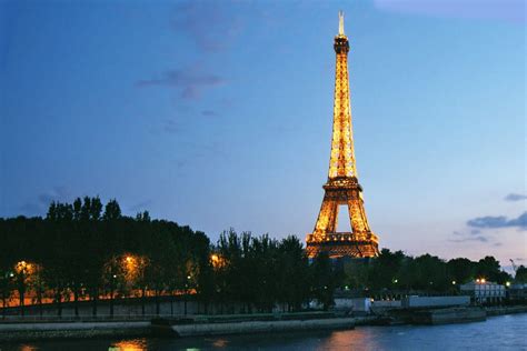 Free Eiffel Tower At Dusk Stock Photo