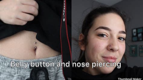 Finally I Got My Nose And Belly Button Pierced 1st Vlog Youtube