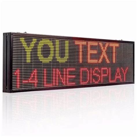 Running Led Display Board For Advertising At Rs 1650square Feet In
