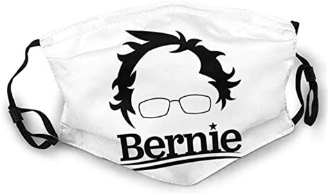 Feel The Bern 2024 Bernie Sanders Face Mask Reusable Washable