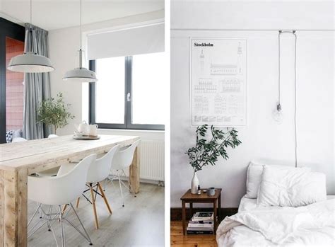 A scandinavian bedroom scheme is stunning, elegant and minimalistic balance open space with a hanging light fixture: Scandinavian Bedroom Lighting Interior design for little ...
