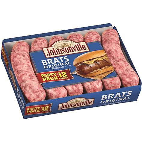 Johnsonville Brats Original Party Pack Brats And Sausages Festival