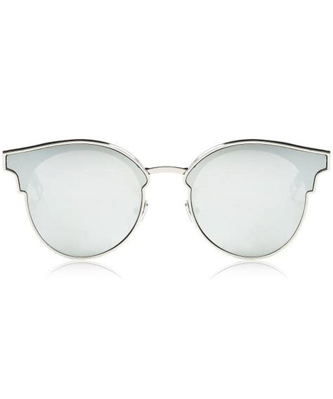 Fashion Designer Sunglasses Oversized Mirrored 1055c1 Thick Silver