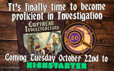 Empyrean Investigations Detective Adventures For Dandd 5e En World