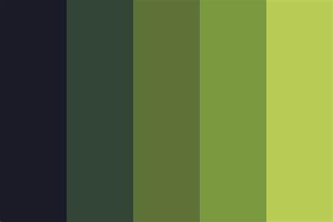 Deep Greens Color Palette